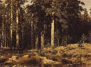 Ivan Shishkin Mast-Tree Grove Sweden oil painting artist